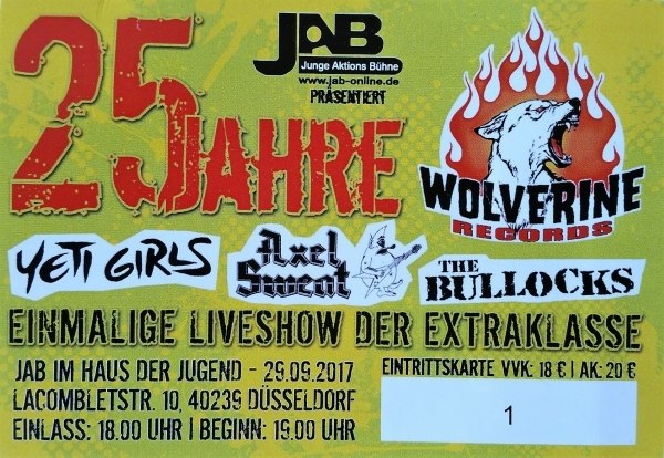 Yeti Girls am 29. September in Düsseldorf!!!