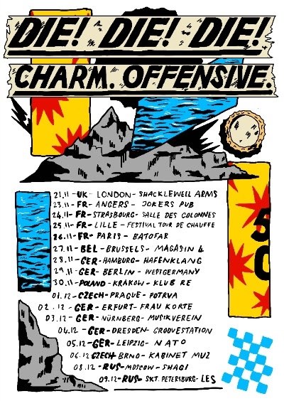 Die!Die!Die!: Albumstream der neuen Platte "Charm.Offensive"