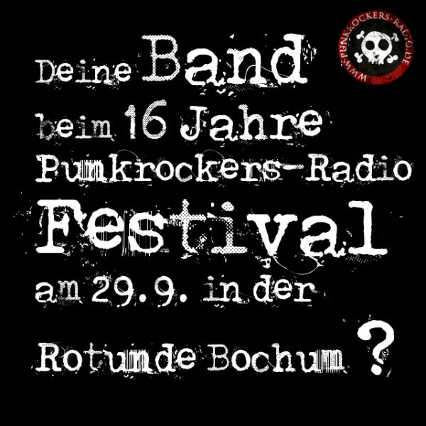 Deine Band für 16 Jahre Punkrockers-Radio
