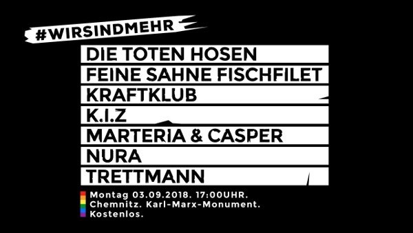 We Are More: Chemnitz Should Become Colorful Again