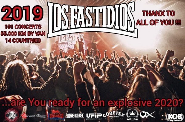 LOS FASTIDIOS: Current Tour Dates 2020