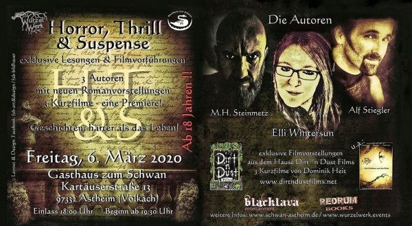 HT&S - Horror, Thrill & Suspense - Lesungen in Volkach Astheim