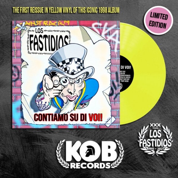 LOS FASTIDIOS: CONTIAMO SU DI VOI! in gelbem Vinyl!