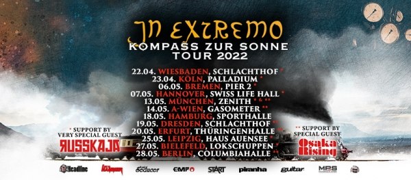 In Extremo - "Kompass zur Sonne" Tour gestartet!