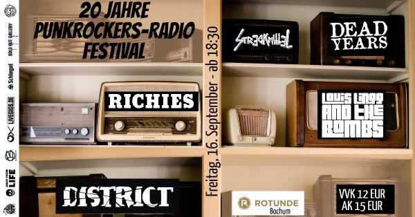 20 Jahre Punkrockers-Radio FestivalROTUNDE - Alter Katholikentagsbahnhof