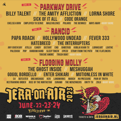 JERA ON AIR - FESTIVAL WITH A NEW WAVE OF BANDS FOR 2023!