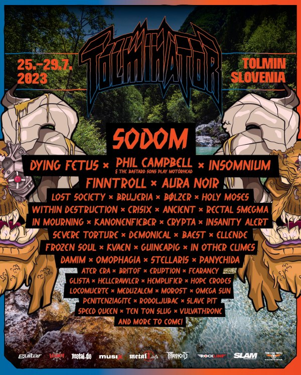 TOLMINATOR METAL FEST - Sodom, Brujeria & weitere Acts bestätigt!