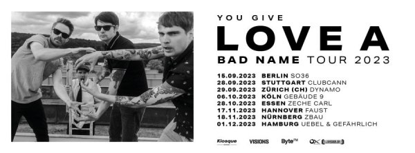 Love A veröffentlichen Termine ihrer Herbsttour 2023