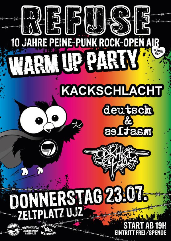 REFUSE-FESTIVAL - Punkrock-Open-Air Peine Warm Up