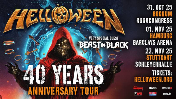 HELLOWEEN kündigen Jubiläums-Welttour für 25/ 26 an // Ticket-Vorverkauf bereits gestartet