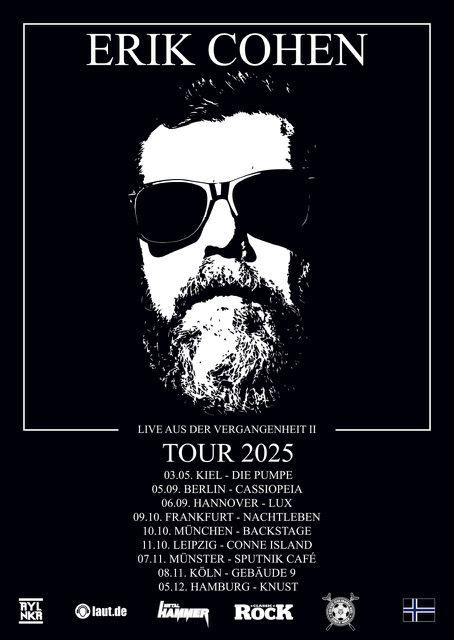 ERIK COHEN - Ltd. Album, frische Tourdates!