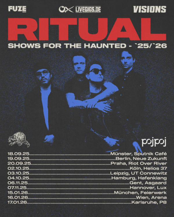 RITUAL veröffentlichen zwei neue Singles & kündigen Tour an