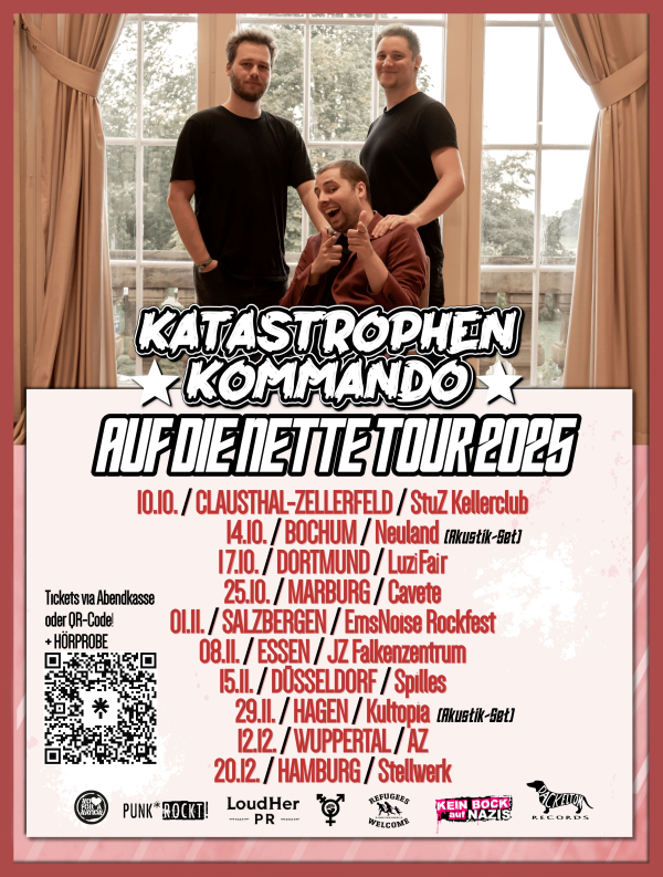 Neue Tourdaten von Katastrophen Kommando