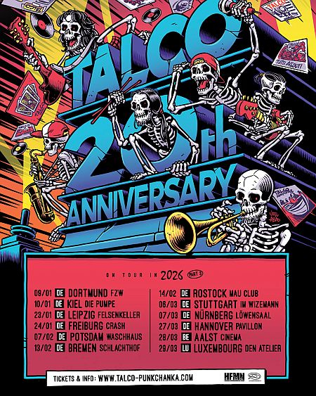 TALCO (Punkchanka; ITA) - 20th Anniversary Tour - 2026