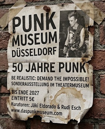 50 Jahre Punk: Düsseldorf eröffnet das „Punk Museum“ im Theatermuseum