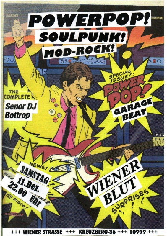 Samstag WIENER BLUT, BERLIN-KREUZBERG, DJ SENOR BOTTROP