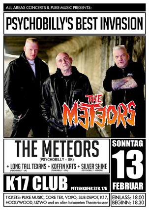 THE METEORS & LONG TALL TEXANS in BERLIN am 13.02.2011