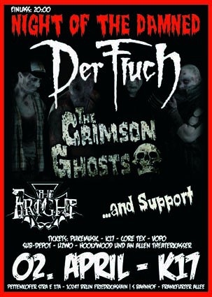 DER FLUCH  - LIVE IN BERLIN am 02.04.2011 !