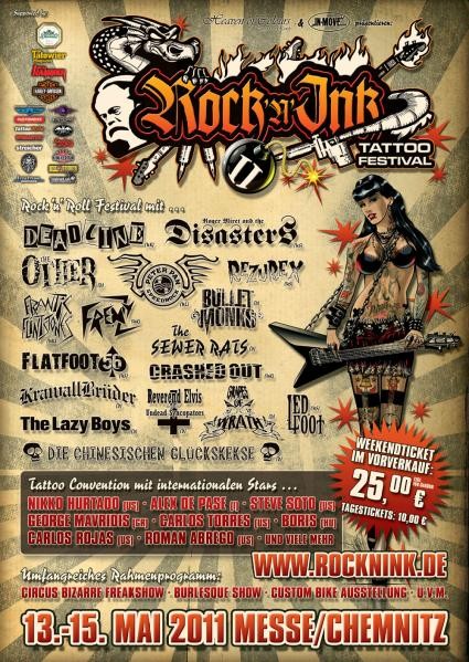 ROCK’N’INK FESTIVAL CHEMNITZ – SIX PEOPLE LIKE YOU RECORDS BANDS IN THREE DAYS!
