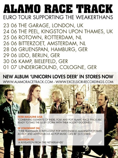 ALARMO RACE TRACK - Supporting the Weakerthans + Free MP3!