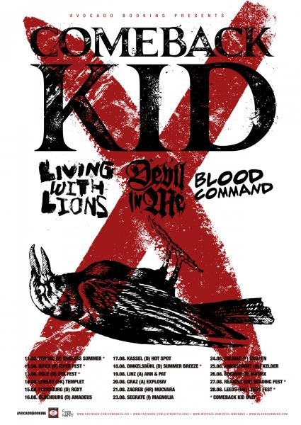 COMEBACK KID - Festivals und Clubtour -