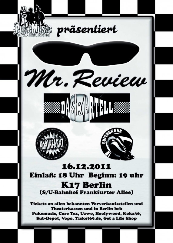 MR. REVIEW LIVE IN BERLIN ON 16.12.2011!
