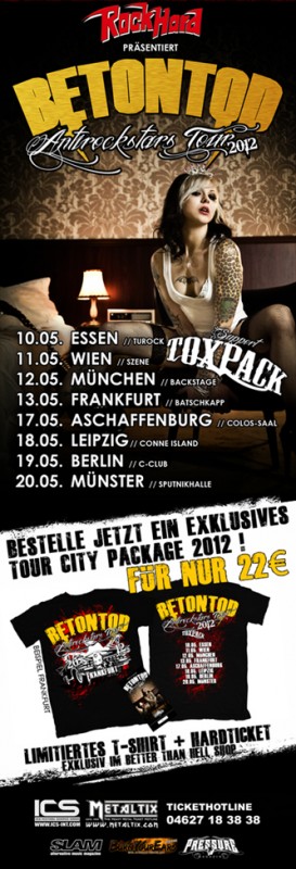 Betontod und Toxpack: das Tourpackage 2012