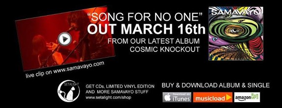 SAMAVAYO ++neues Video++ neuer Song vom - Cosmic Knockout- Album