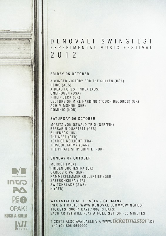 Denovali Swingfest 2012