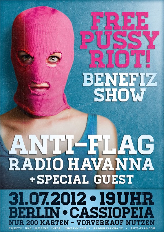 SINGLE Anti Flag - Virgin Mary, redeem us of Putin (Pussy Riot Cover)
