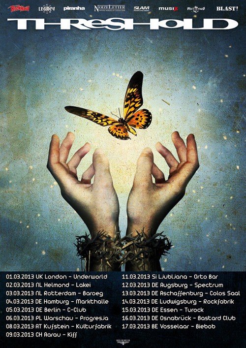 Threshold im März auf Tour in Europa