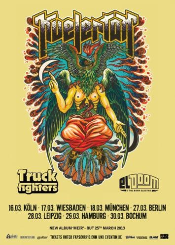 Kvelertak auf Tour in Deutschland