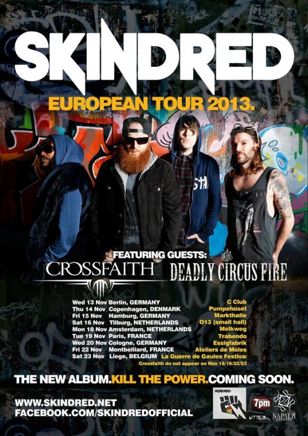 Skindred kommen im November auf Tour