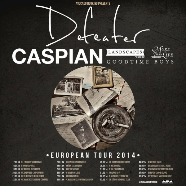 CASPIAN: TOURDATEN FÜR DIE TOUR IN 2014