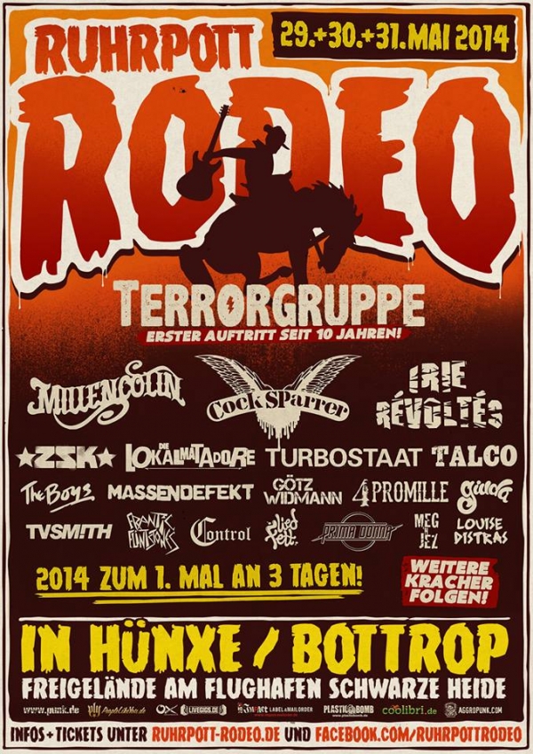 TERRORGRUPPE - Konzerte in 2014 (!)