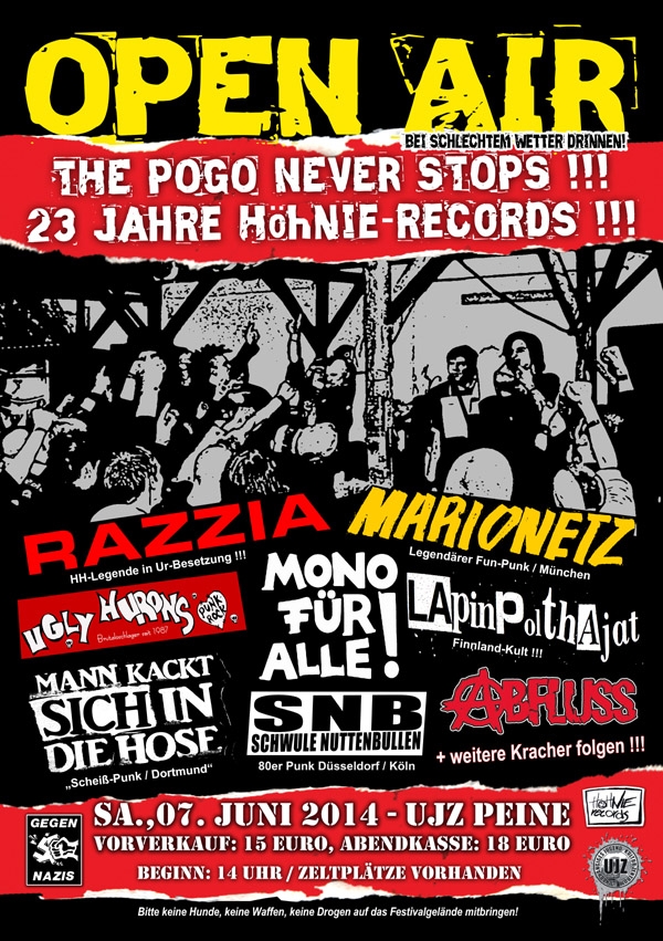 23 Jahre HöhNIE Records - The pogo never stops