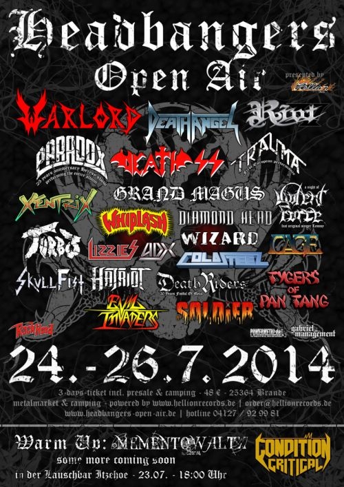 Headbanger's Open Air 2014: SKULL FIST ganz raus, SAXON Special rein