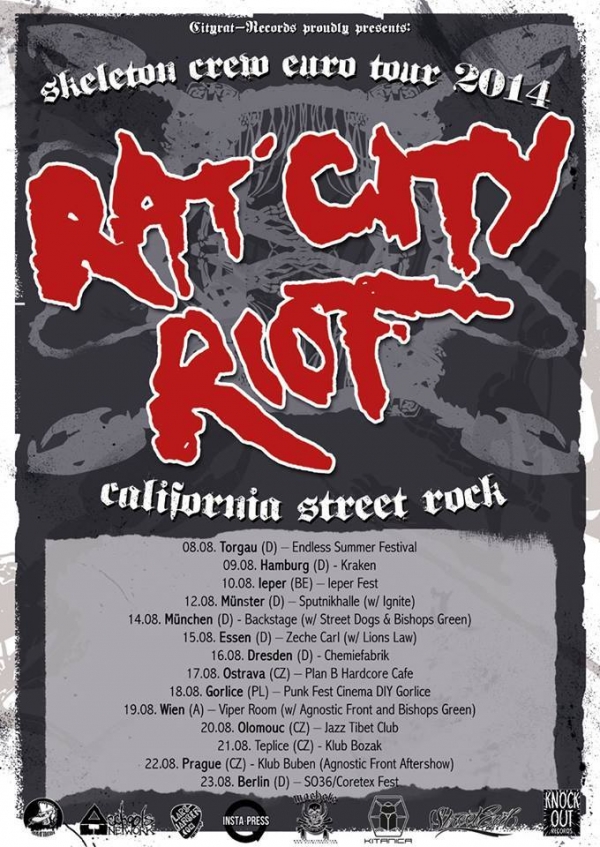 RAT CITY RIOT: AKTUELLE TOURDATEN