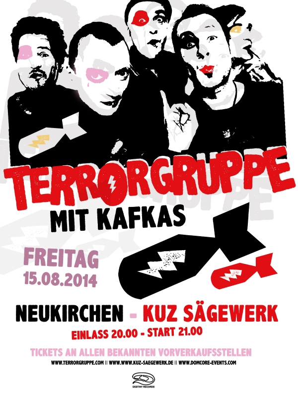TERRORGRUPPE: Einzige Clubshow in Hessen 2014!