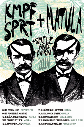 TOURNEWS: KMPFSPRT im Herbst mit MATULA und SMILE & BURN