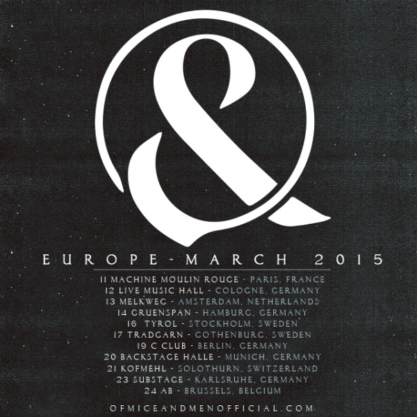 OF MICE & MEN - HEADLINE SHOWS 2015