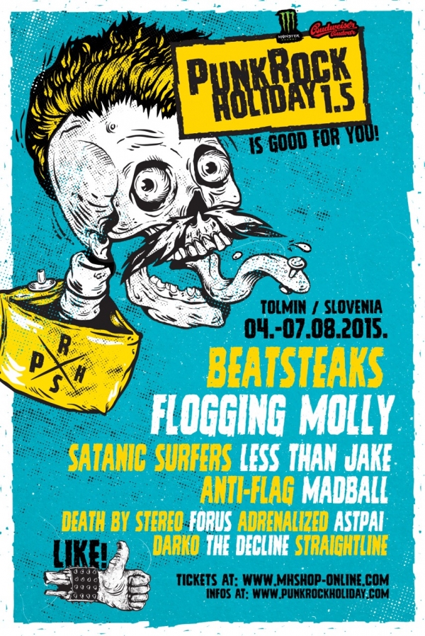 PUNK ROCK HOLIDAY 2015 - Erste Bestätigungen (BEATSTEAKS, FLOGGING MOLLY, ANTI-FLAG, MADBALL etc.)