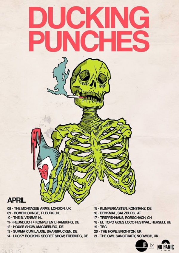 Ducking Punches auf Tour mit Redensart und Mark McCabe