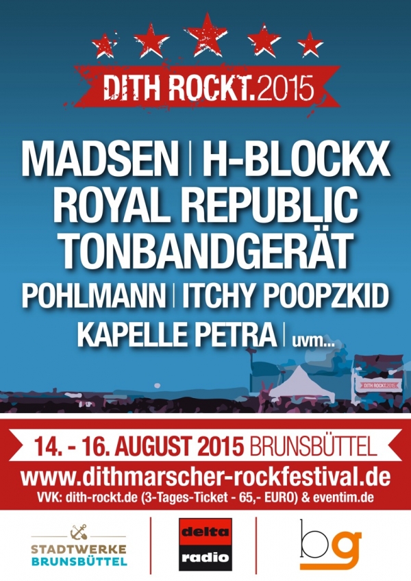 DITH-ROCKT Festival 2015 - Feat. MADSEN, ROYAL REPUBLIC, H-BLOCKX  uvm !