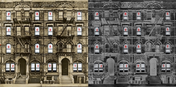 LED ZEPPELIN: Legendäres Doppel-Album "Physical Graffiti" rockt sich in die Top 5 der Charts