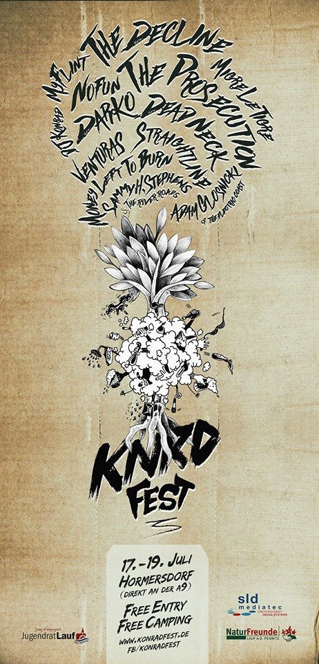 KNRD Fest - DIY Punkrock Festival 17. bis 19. Juli 2015