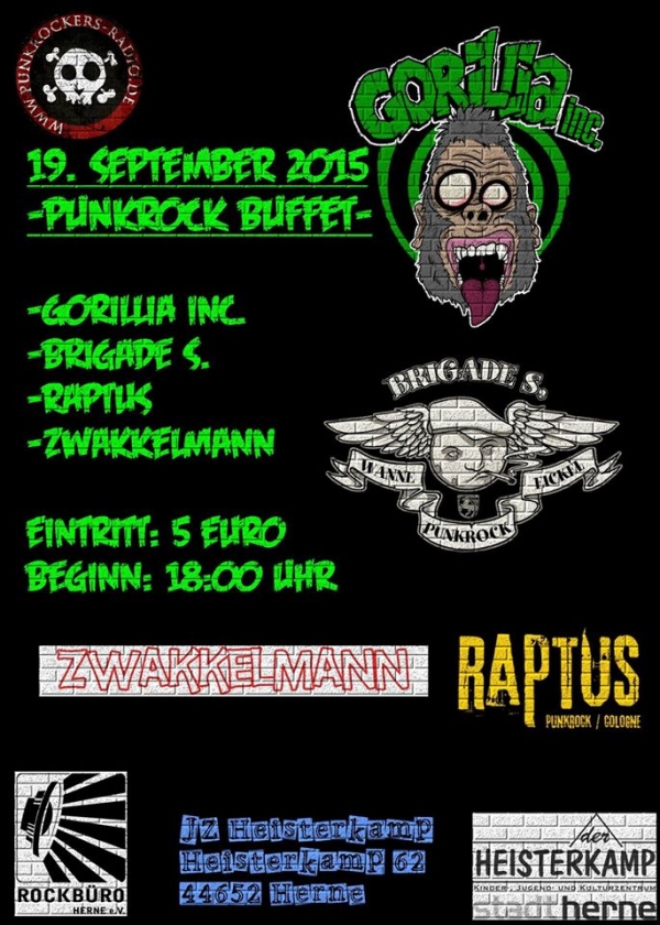 Punkrock Buffet am 19. September