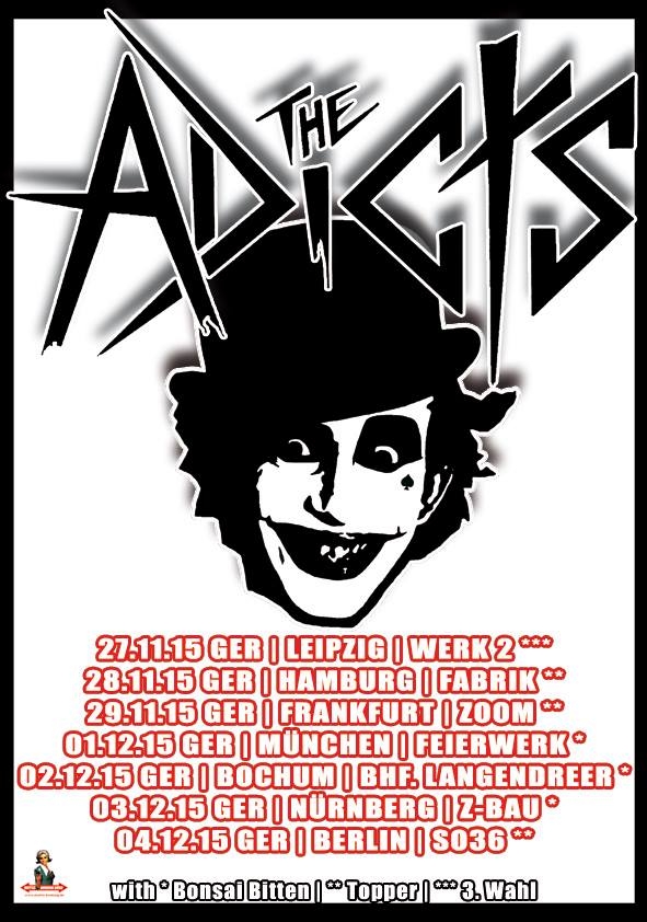 Gewinnt Karten für The Adicts bei Punkrockers Radio