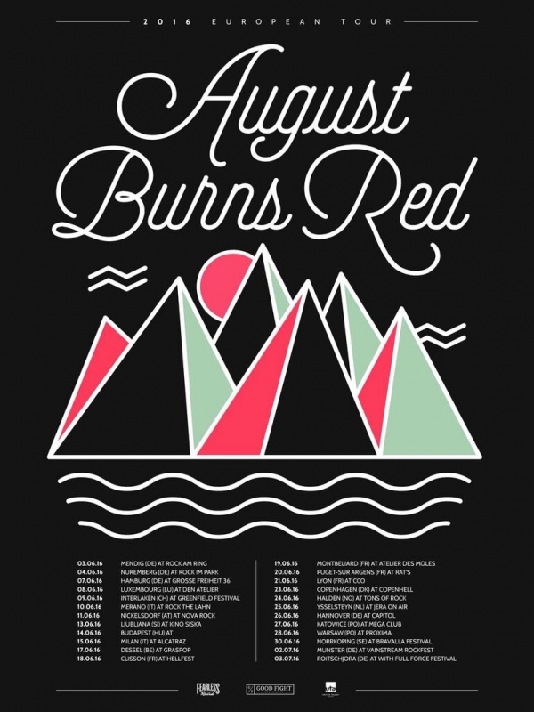 August Burns Red: Im Sommer auf Europa-Tour
