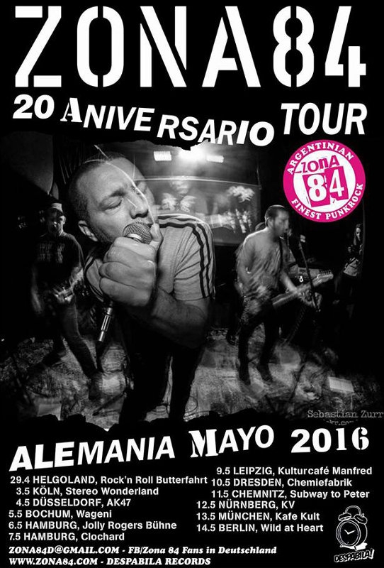 ZONA 84 auf Tour in Deutschland